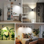 Magnetic Rechargeable LED Wall Sconce 1.8W 1200mAh USB 3-CCT Dual Head 360° Wireless