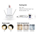 DC 12V Mini LED Spotlight Kit 1W 9-18 Pack Epistar IP65 15mm Cutout Dimmable Remote
