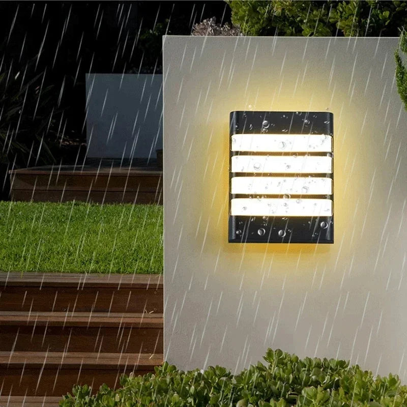 IP65 LED Outdoor Wall Sconce 15W Plastic Warm White Cool White AC 85-265V Garden Balcony Courtyard Hallway Horizontal or Vertical Mount