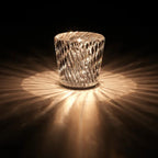 Diamond Crystal LED Night Light Rechargeable Atmosphere Table Lamp Bedroom Bedside Bar Restaurant 0.5W