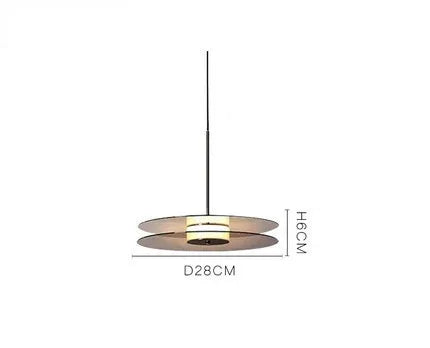 Nordic Minimalist Iron Glass Pendant Light D20 D28 D38cm Matte Black Warm Cool White AC 85-265V