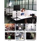 11-Inch LED Photography Fill Light 2700-6500K Dimmable 1/4" Mount Remote Tripod USB 5-20V