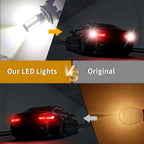 BA15S BA15D BAY15D BAU15S LED Bulb 5W 1200lm 5730 33SMD 12V Brake Signal 2 Pack