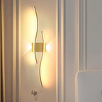 Modern LED Strip Wall Sconce 60cm 80cm Remote Control Up Down Light 90-260V