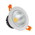 Dimmable COB LED Recessed Downlight 6W 9W 12W 15W Aluminum Knob Switch CRI 82 AC 110-230V Ceiling Spot Driver Included