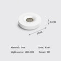 Ultra Thin 3.5cm Anti Glare LED Surface Mounted Downlight 9W Metal Honeycomb Mesh AC 90-260V Warm White Natural White Cool White Black White