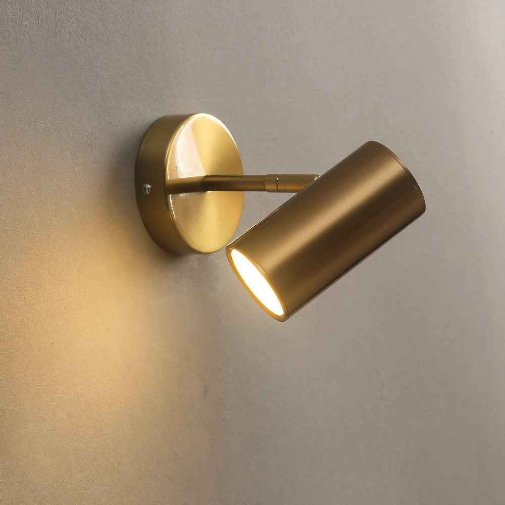 Modern Iron Acrylic LED Wall Lamp E26 Single Head Plated Up and Down AC 90-260V Bedroom Living Room Foyer