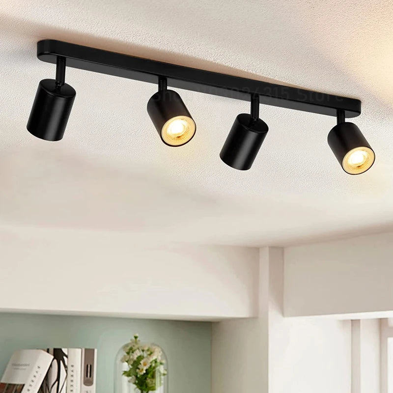 GU10 Surface Mounted LED Ceiling Spotlight 7W 12W Clothing Store Accent Lamp AC 90-260V