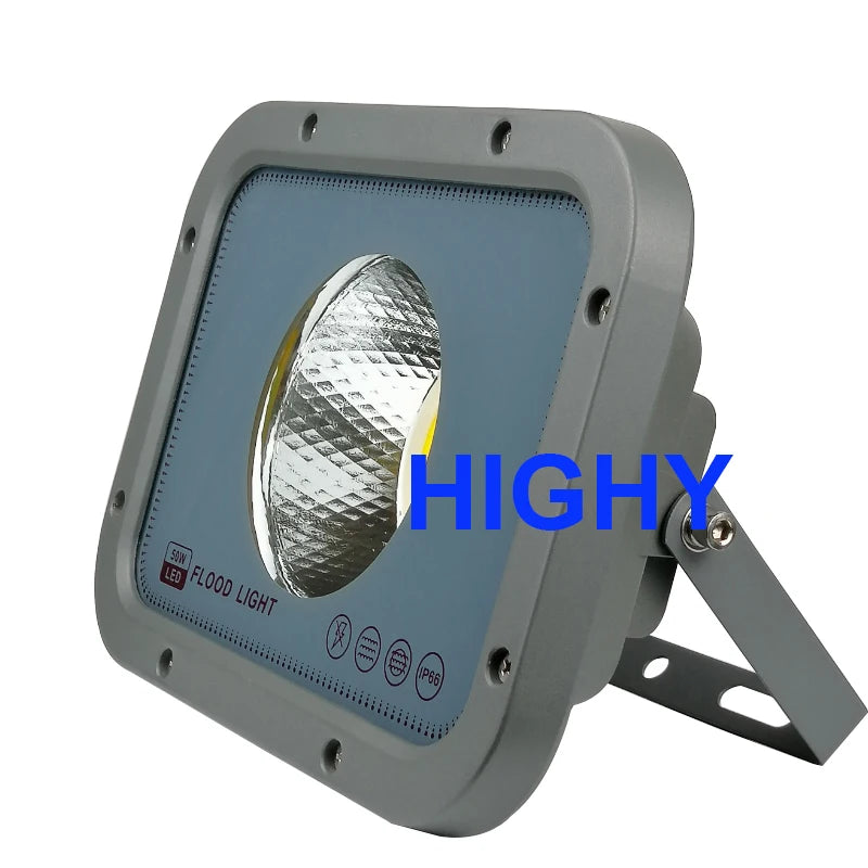 COB LED Flood Light 50W 100W 150W 200W IP65 90° AC 110-240V Warm Cool White Aluminum