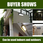 Modern Outdoor LED Wall Light Waterproof Black PC Acrylic Porch Garden AC110-220V