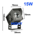 IP65 COB LED Flood Light 15W 20W 30W 40W CRI 92 Brushed Aluminum AC 85-260V or DC 24V Warm White Cool White Outdoor Landscape Spotlight