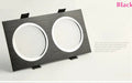 Dimmable Anti-Glare COB LED Recessed Downlight 14W 20W 24W Dual Head Epistar 85-265V