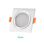 Dimmable Square LED Recessed Downlight 3W 5W 7W 9W 12W 15W CRI 85+ 120° AC 110-220V