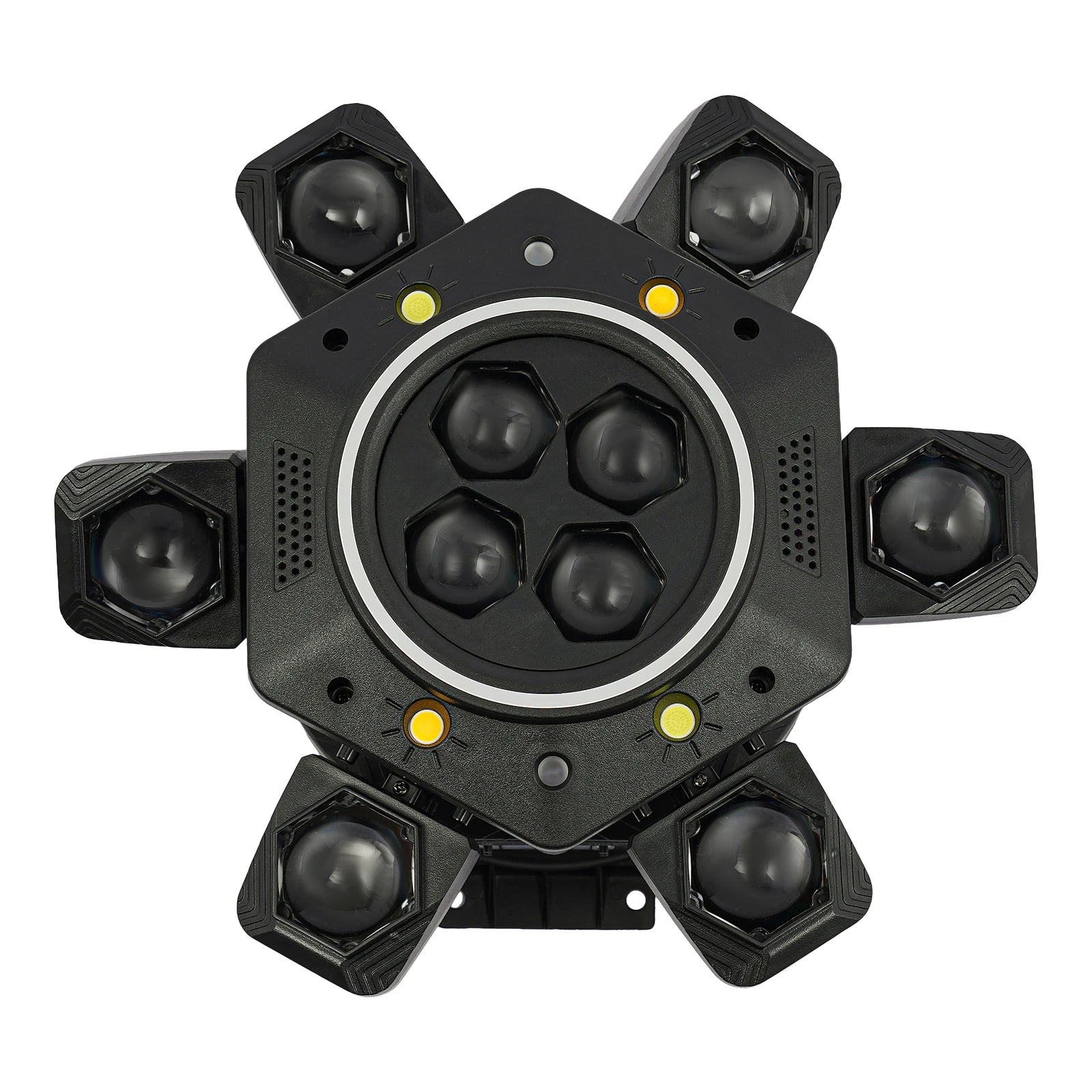 120W RGBW Stage Light 25CH DMX512 CREE Laser Strobe Sound 540° Rotation AC 95-245V US Plug