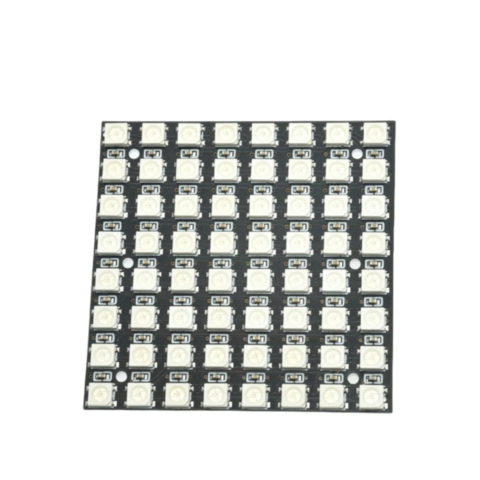 WS2812B 8x8 64 LED RGB Matrix Module 5050 Addressable Full Color for Arduino Raspberry Pi DIY Pixel Display Projects 1 to 10 Pack