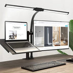 Double-Head LED Desk Lamp 80cm USB DC 5V CRI 90 5-Level Dim 5-CCT 2700-6500K Remote