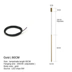 Modern Linear LED Chandelier Pendant Light 3 Head Black Brushed Aluminum Adjustable Wire Dining Room Kitchen Island