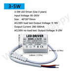 Isolated Constant Current LED Driver 280-300mA 1-3W to 25-36W AC 85-265V Aishi IC OVP