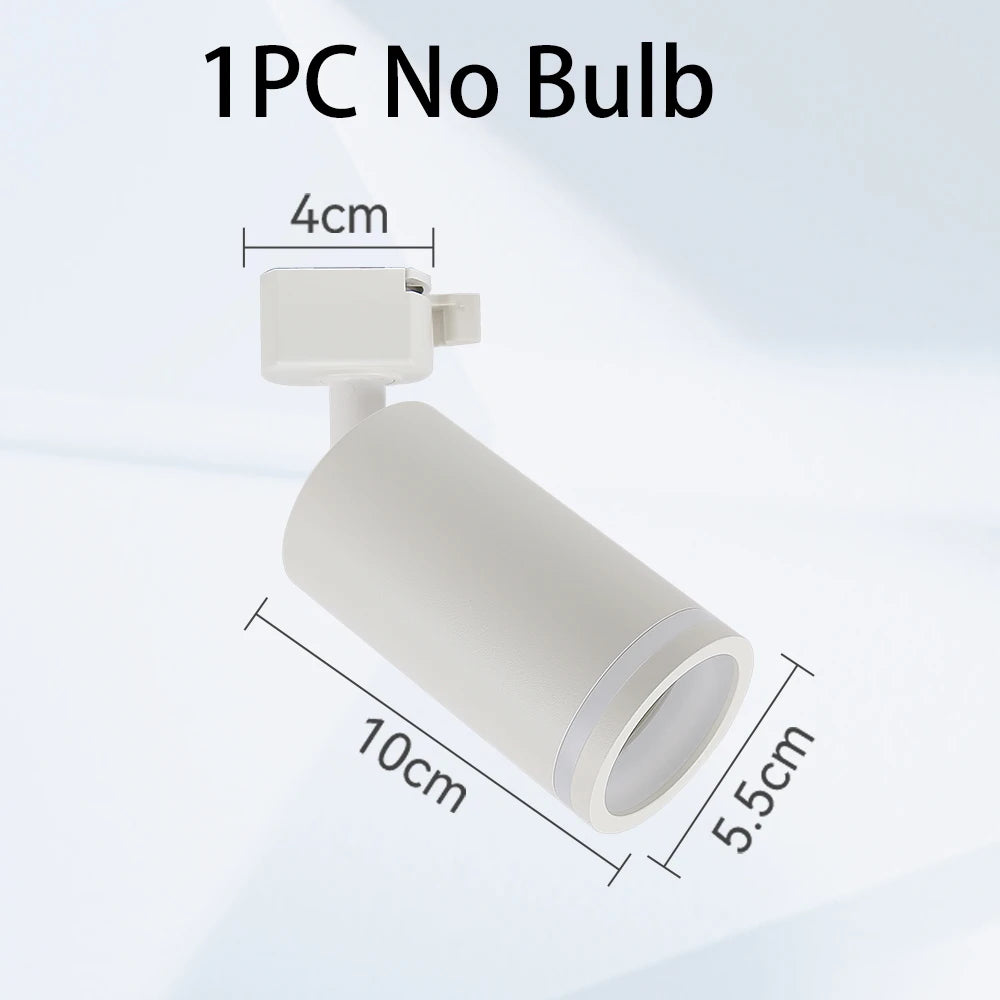 GU10 LED Track Spotlight Surface-Mounted Ceiling Lamp AC 90-260V 10-15m² Kitchen Dining