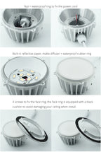 IP65 Waterproof LED Recessed Downlight 5W 7W 9W 12W 15W Epistar SMD5730 120° AC 85-265V