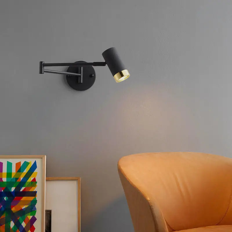 Modern GU10 LED Wall Lamp Iron Aluminum Painted Up and Down 350 Degree Foldable AC 85-260V Bedroom Living Room Bathroom