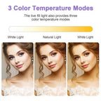 11-Inch LED Photography Fill Light 2700-6500K Dimmable 1/4" Mount Remote Tripod USB 5-20V