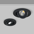 Dimmable COB LED Recessed Downlight 360 Degree Rotating 5W 7W 9W 12W Aluminum Knob Switch AC 85-265V Indoor Ceiling Spot