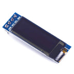 0.91 Inch OLED Display Module 128x32 SSD1306 I2C IIC DC 3.3-5V White or Blue for Arduino Raspberry Pi DIY Projects 10 Pack