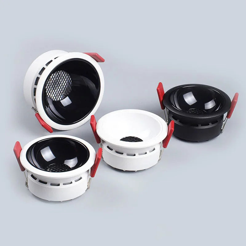 Dimmable COB LED Recessed Ceiling Downlight 7W 10W 12W 15W 18W 25W Anti-Glare