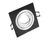 5-Pack Adjustable GU10 MR16 Spotlight Mounting Frame 80-85mm Cutout Black White Silver 5W LED