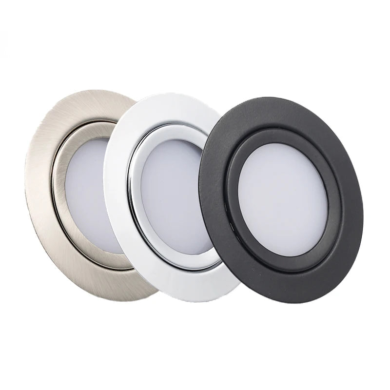 Ultra-Thin Mini LED Recessed Spotlight 3W 5W DC12V 24V 304 Stainless Steel PWM Dimmable IP65