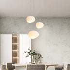 Irregular Glass Ball Pendant Light 4 Sizes E27 G9 Milky 3-CCT AC 110-240V Adjustable Cord
