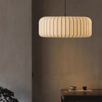 Modern Japanese Wabi-Sabi Fabric Silk E26 E27 Pendant Lamp Dimmable AC 90-260V Living Dining