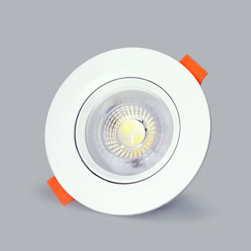 Angle-Adjustable Rotating LED Recessed Downlight 3W 5W 7W 9W 12W SMD2835 AC 110-240V