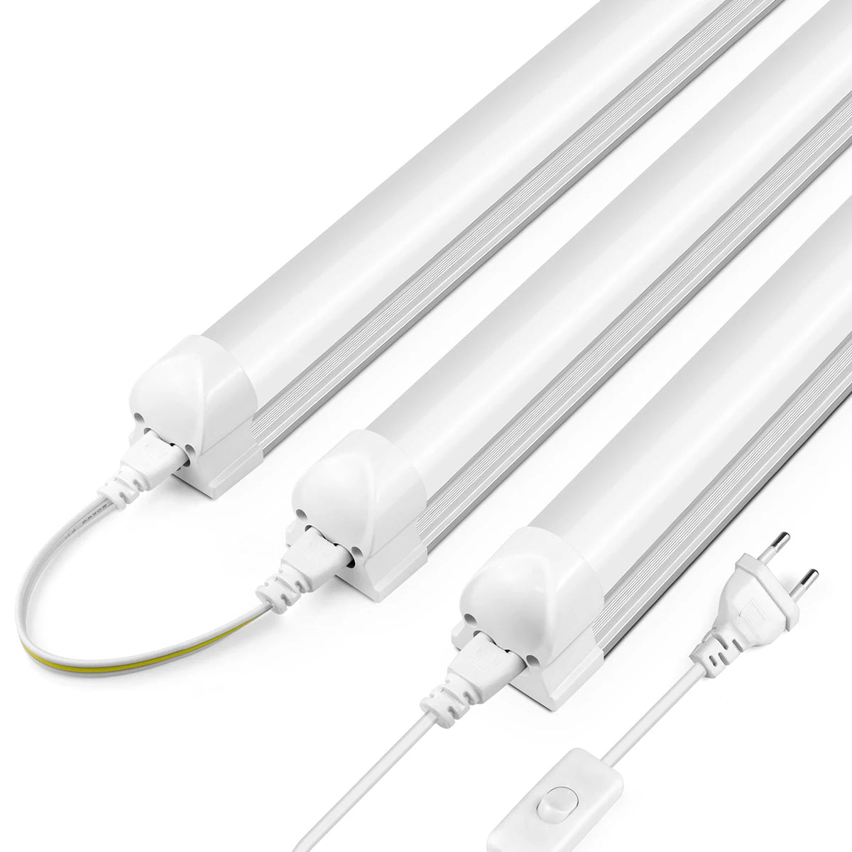 50cm LED Tube Light T5 15W T8 25W SMD2835 CRI 80 Warm Neutral Cool White AC 85-265V