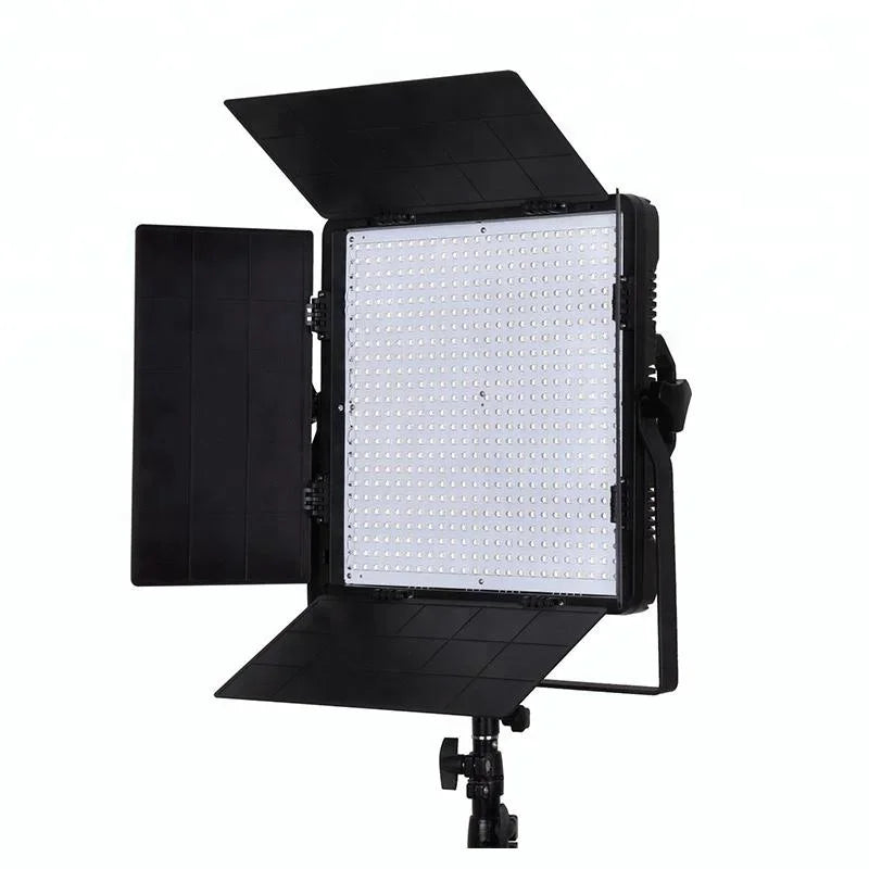120W LED Video Studio Light CRI 95+ 5600K 6800 LUX Knob Dimmer AC 100-240V DC 12-18V