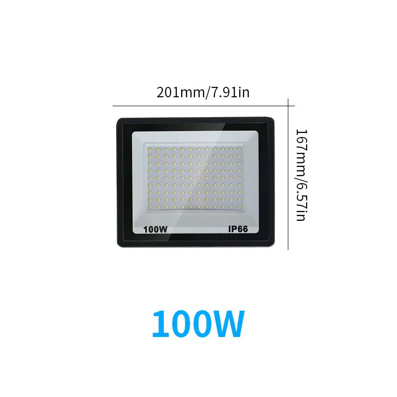 LED Flood Light 10W 20W 30W 50W 100W 150W 200W 300W IP66 120° AC 110-130V 175-265V UL CE