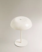 Wireless Rechargeable LED Table Lamp 3W Dimmable Touch Switch 3-Color Mode Iron Portable