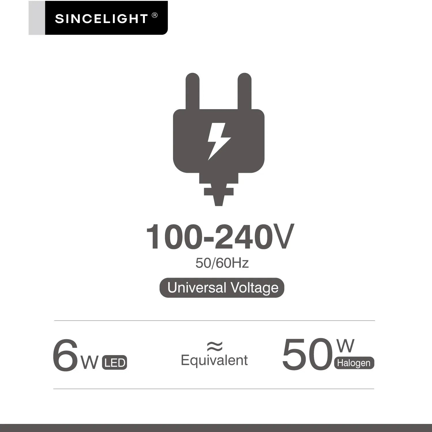 GU10 LED PAR16 Reflector Bulb 6W 500lm CRI 92 38 60 or 100 Degree Beam Angle AC 100-240V Halogen Replacement 6 Pack