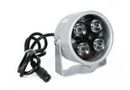 4-Array IR LED Illuminator CCTV Night Vision 10-40m Auto Sensor DC 12V Waterproof 60x55x75mm