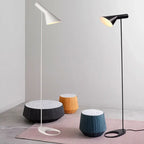Nordic AJ Style LED Floor Lamp Metal Iron Painted Button Switch E26 Single Head AC 90-260V Living Room Foyer 21 to 30W