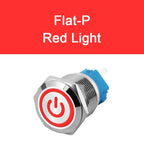IP65 Waterproof Metal Push Button Switch 12mm 16mm 19mm 22mm 1 to 3A LED Brass Nickel Chrome Momentary or Latching 3V to 220V NO NC