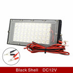 50W DC 12-85V IP65 LED Portable Flood Light 5000lm CRI 85+ 180° SMD2835 Battery Connect