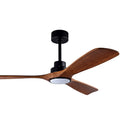 LINCCW 42 52 60 Inch Wood Ceiling Fan DC Motor 6-Speed 3-CCT Timer Remote AC 100-240V