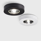 Ultra Thin Surface Mounted LED Downlight 7W 9W 12W 15W 18W 20W Polished Aluminum Knob Switch AC 90-260V Indoor Ceiling Light