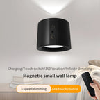 Magnetic Rechargeable LED Wall Sconce 1.8W 1200mAh USB 3-CCT Dual Head 360° Wireless