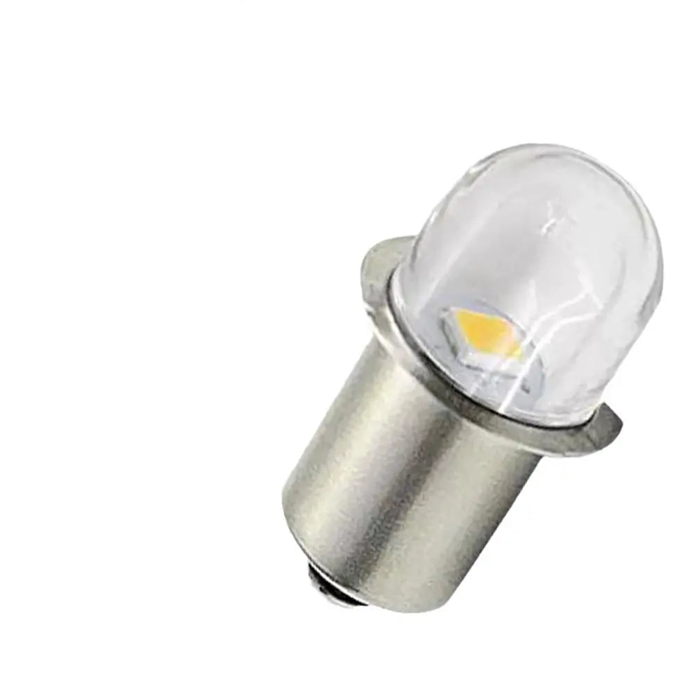 P13.5S LED Flashlight Replacement Bulb 0.5W DC 6V 12V 120 Degree SMD 2835 Warm White 3000K Cool White 6000K 50000 Hours Torch Upgrade