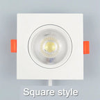 Angle-Adjustable Rotating LED Recessed Downlight 3W 5W 7W 9W 12W SMD2835 AC 110-240V