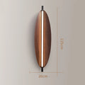 Japanese Wabi-Sabi LED Pendant Chandelier Wood Grain Iron E26 AC 90-260V Living Room Kitchen Bar