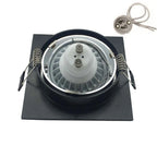 5-Pack Adjustable GU10 MR16 Spotlight Mounting Frame 80-85mm Cutout Black White Silver 5W LED